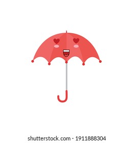 Valentine Kawaii Cute Umbrella Love