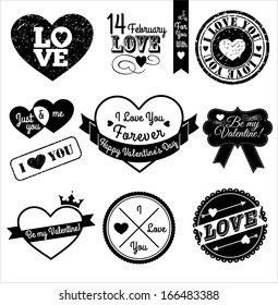 Valentine labels.