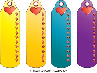 Valentine labels(Vector)