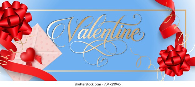 Valentine Lettering in Frame