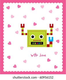 valentine lobster robot doodle