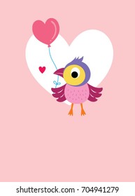 valentine love bird vector
