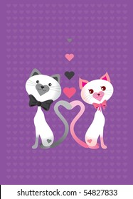 Valentine Love cat