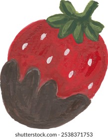 Valentine love clipart element hand drawn watercolour
