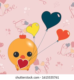 Valentine Love Collection Holiday Pattern