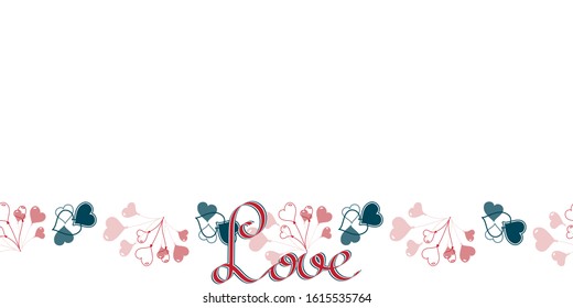 Valentine Love Collection Holiday Pattern