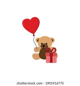 Icono del vector de muñecas de amor de Valentine