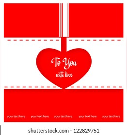 Valentine love heart