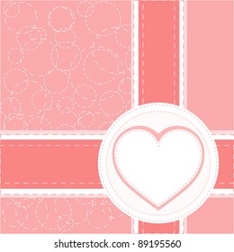 valentine love heart romantic birthday background vector