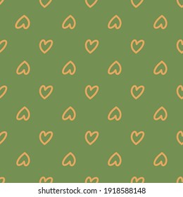 Valentine Love Heart Seamless Pattern. Vector illustration. Great for valentines, weddings, birthday, party, gift wrapping, wallpaper, textile and scrapbook 