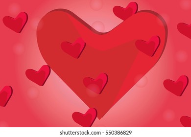 valentine love hearth background