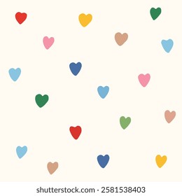 Valentine Love Hearts Cute Pattern