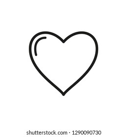 Valentine love icon vector flat trendy