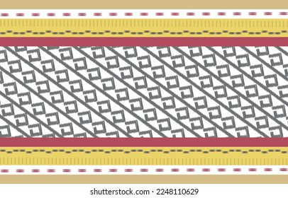 Valentine Love Ikat Traditional Thai Isan Kid Pattern. Design for garment. Fashion, clothing, scarf, scarpbook, print on demand, Tshirt print. Geometric, Ethnic, Vector, Zigzag, Motif African design.