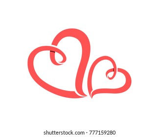 valentine love people logo and symbols