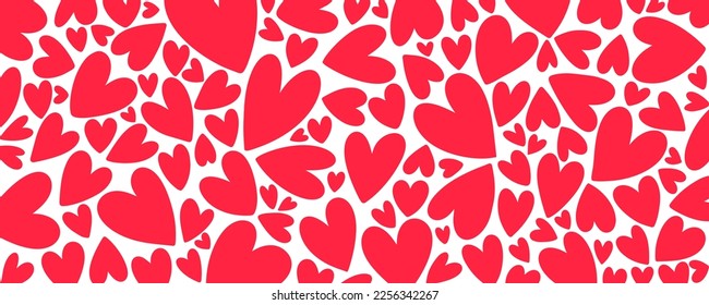 Plantilla de diseño vectorial de fondo de San Valentín de color de amor. Papel pintado de decoración romántica.