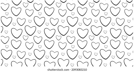 valentine love seamless pattern vector