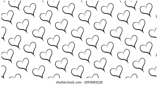 valentine love seamless pattern vector