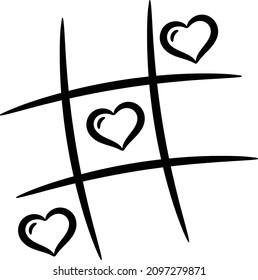 Valentine love xoxo drawing sketch for coloring