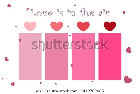 Valentine loves infographic data. Valentine's Day and love Checklist. Love story infographics elements for valentines day vector. Love heart red meter. Level of love.