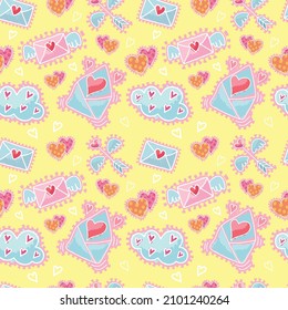 valentine objects cute item vector design