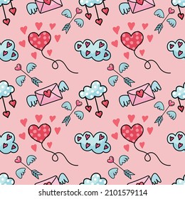 valentine objects cute item vector design