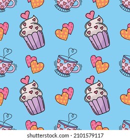 valentine objects cute item vector design