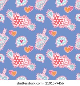 valentine objects cute item vector design