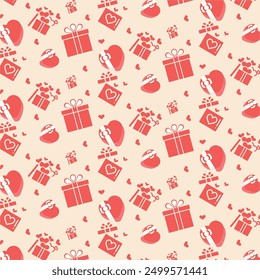 valentine patter design art work 