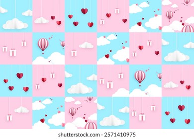 Valentine pattern card design. Valentine heart pattern illustration design. Celebrating loves ,anniversary and Valentines day. Love pattern for gift wrap, background,frame, vector,banner and postcard.