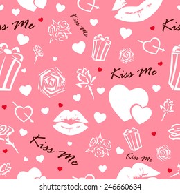 Valentine Pattern Pink