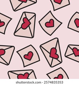Valentine pattern seamless. Heart shape pattern for valentine design