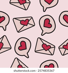 Valentine pattern seamless. Heart shape pattern for valentine design