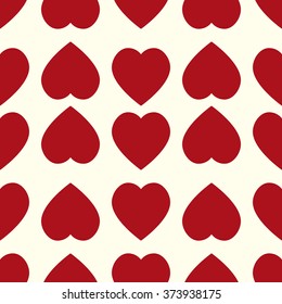 Valentine pattern. Seamless texture with hearts. Valentines day vector. Flat style background for invitation.