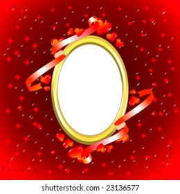 Valentine photo frame