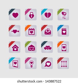 Valentine pictograms