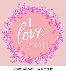 Valentine pink background with starry lights