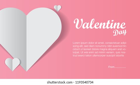Valentine pink card letter. Vector Illus EPS10.