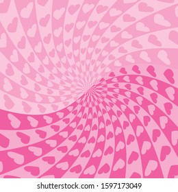 Valentine pink color background and pattern.