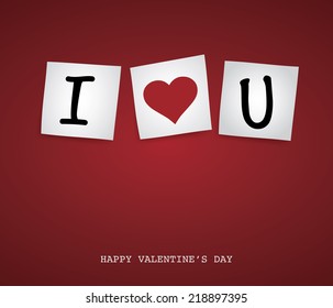 Valentine Post-it Easy to Edit , adjust color and size.  Shadow are made with transparency set to Multiply.