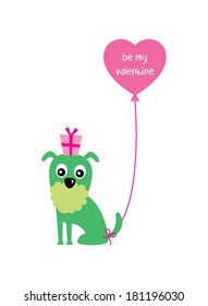 valentine puppy love card