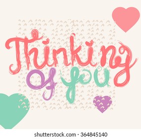Valentine quote background. Love quote. Valentine day design, Hand drawn love quote, handlettering style, Vector
