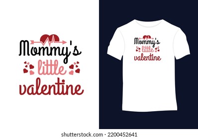Valentine quotes vector t-shirt design with silhouettes, typography, print, 