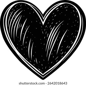 Valentine red heart vector. Heart shape Isolated on white background