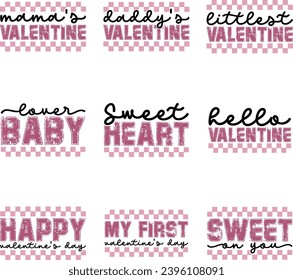 paquete de diseño retro de valentina y descarga digital