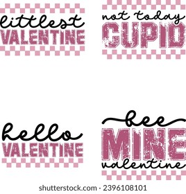valentine retro design bundle and digital download