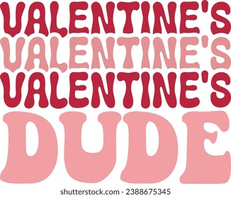 Valentine retro design and digital download
