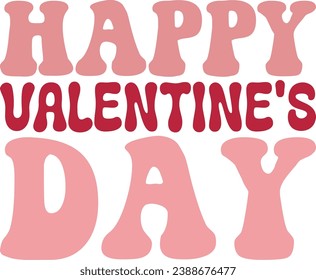 Valentine retro design and digital download