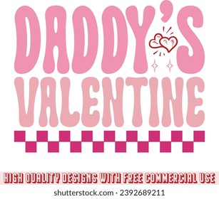 valentine retro design and digital download