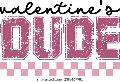 valentine retro design and digital download